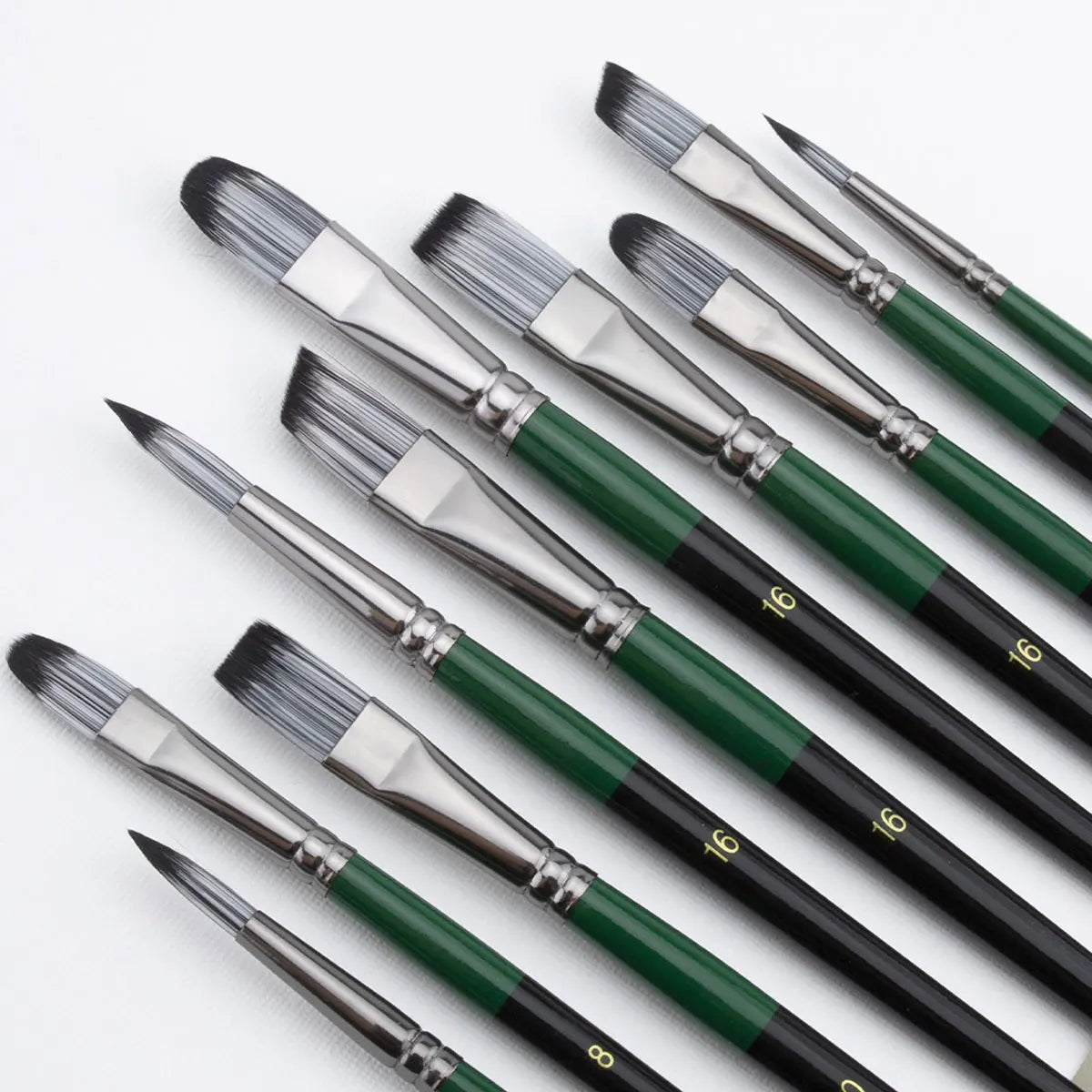 Paletteo – 24PCS Mixed Artist Paint Brush Set