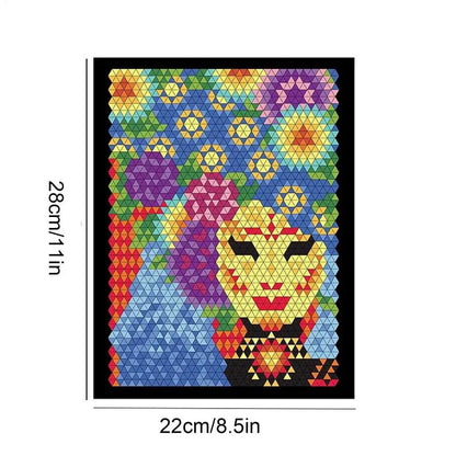 HueHaven – Color By Number Watercolor Art Set