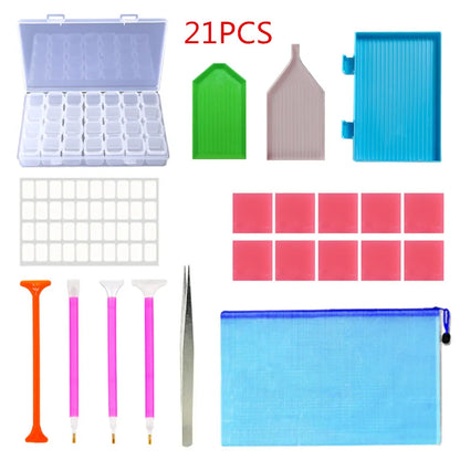 GemKit – 21-Piece DIY Diamond Painting Tool Set