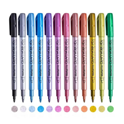 ShineInk – Metallic Marker Pen Set