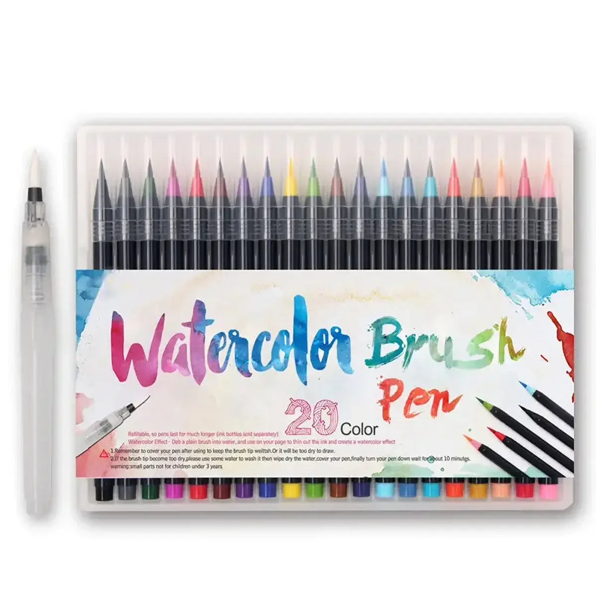ChromaFlow – Watercolor Brush Pen Set