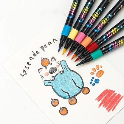 GleamHue – Glitter Art Marker Set