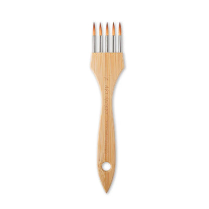 ArtAngle – Multi-Toothed Nylon & Wool Artist Brush Set