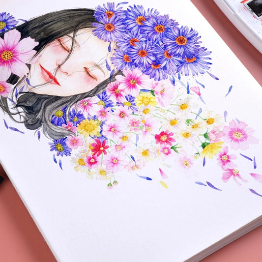 AquaLeaf – A4 Watercolor Paper Book