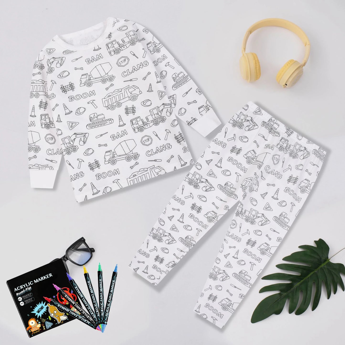 DreamDoodle – DIY Colorable Kids Pajama Set