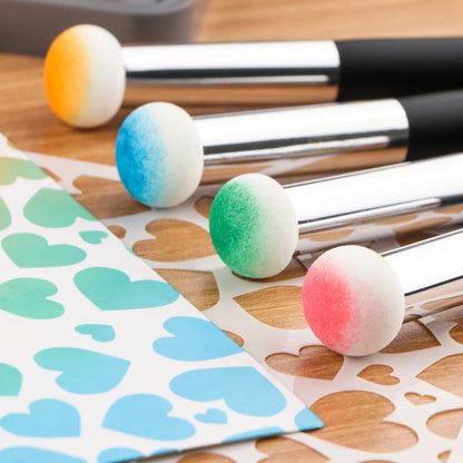 Inkpuff – 4Pcs Mini Paper Pouncers Set