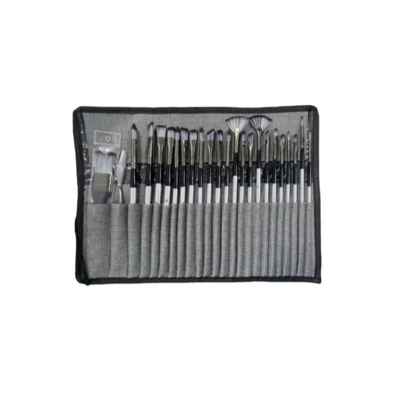 Acrylic Paint Brush Set 24pcs