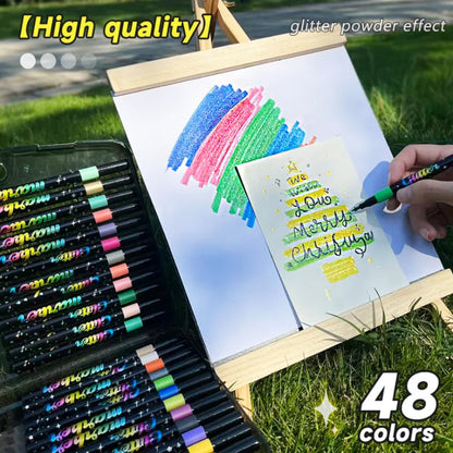 GleamHue – Glitter Art Marker Set