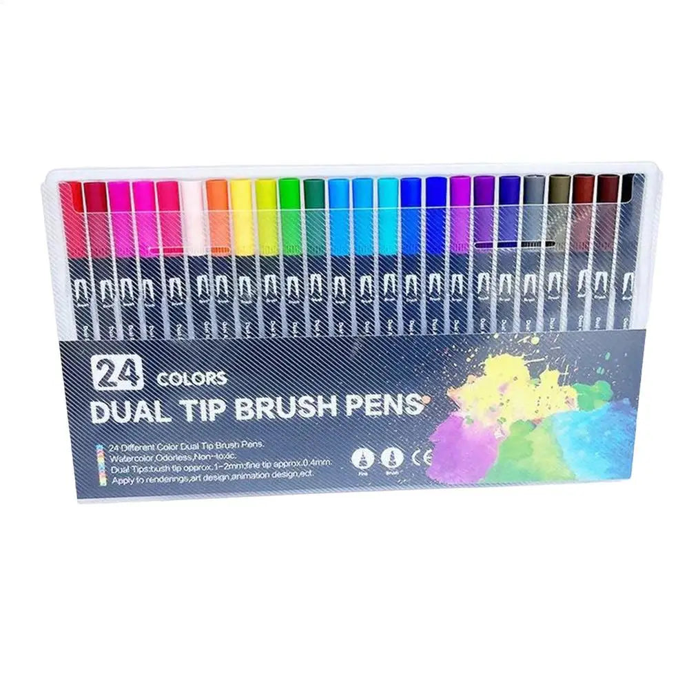 HueHaven – Color By Number Watercolor Art Set