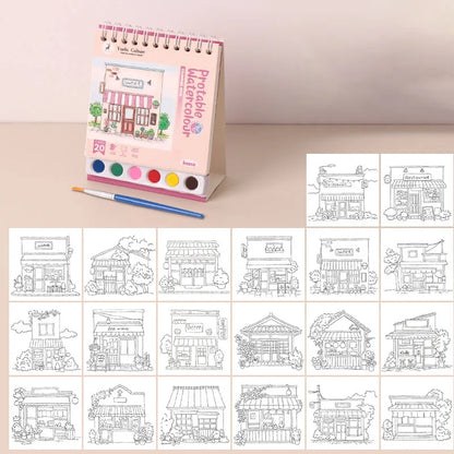 AquaMuse – Spiral Watercolor Painting Book