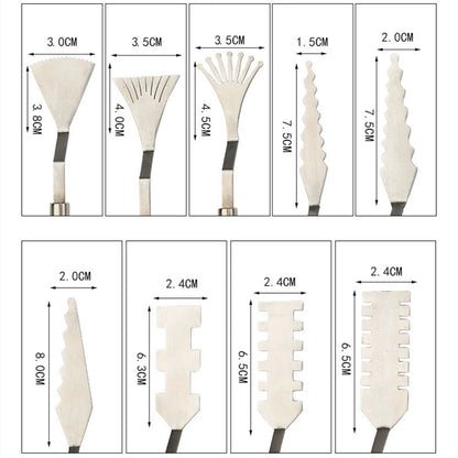 ColorCrafter – 9-Piece Palette & Texture Knife Set