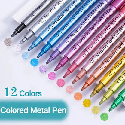 ShineInk – Metallic Marker Pen Set