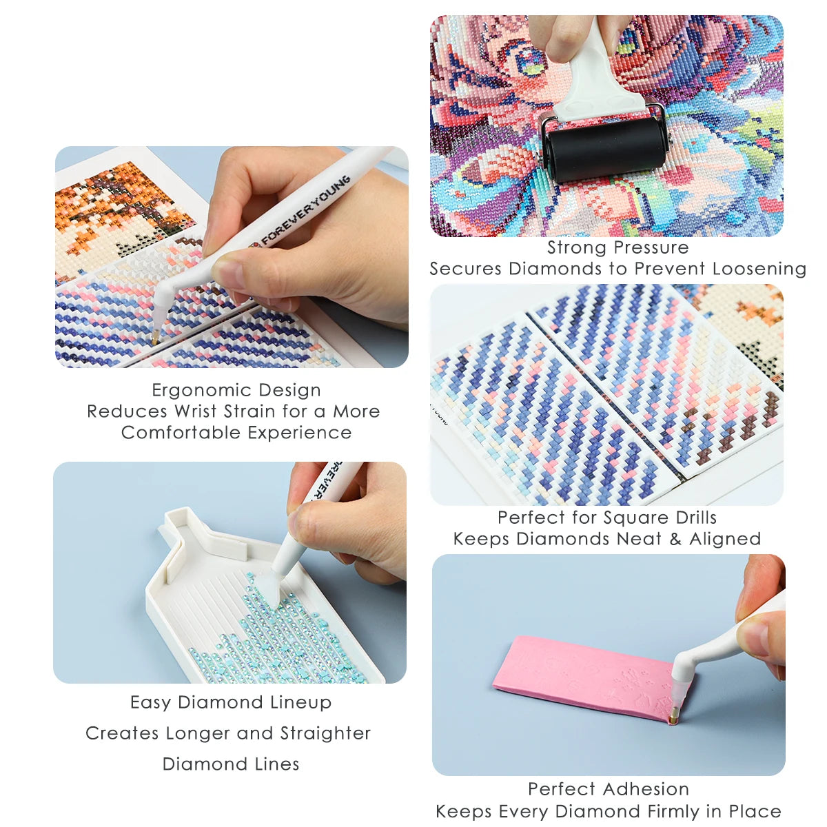 SparkTools – Premium Diamond Painting Tool Kit