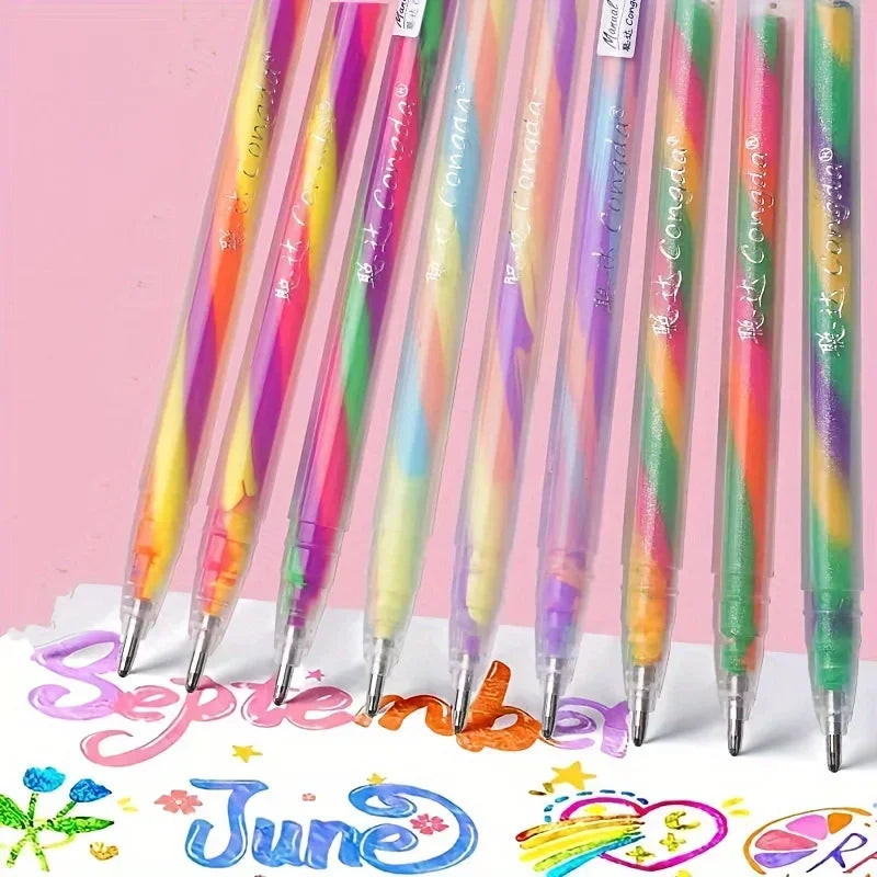 Glintor – 6 Colors Sparkly Gel Pen Set