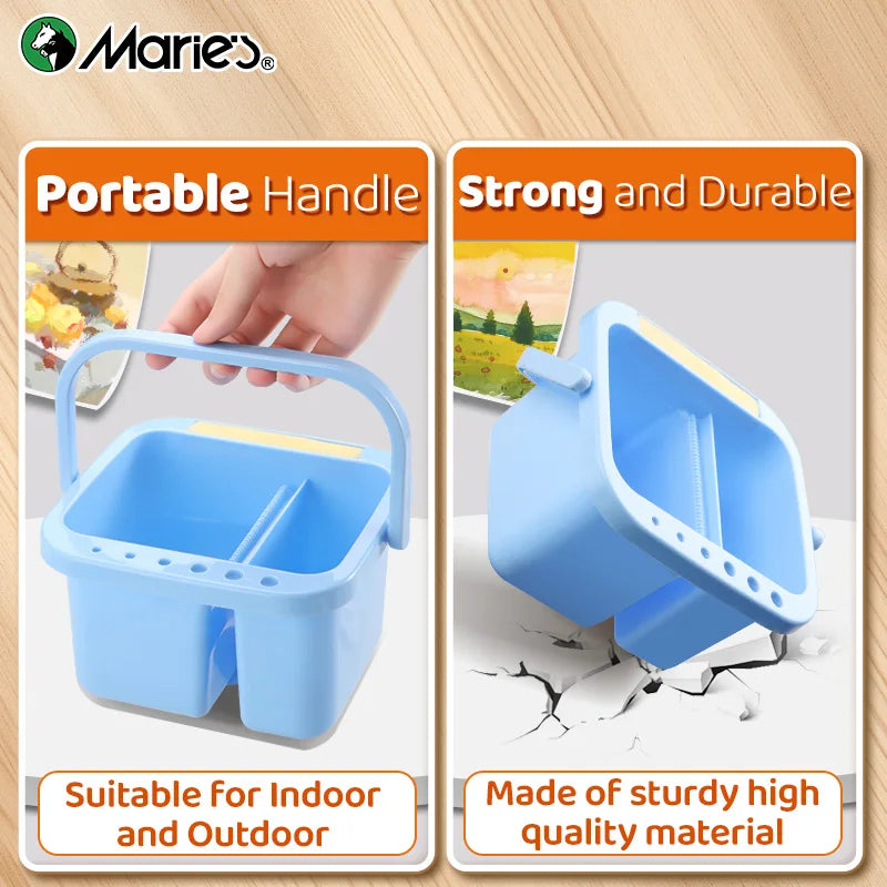 Marie's BrushBay – Multifunction Paint Brush Cleaning Basin