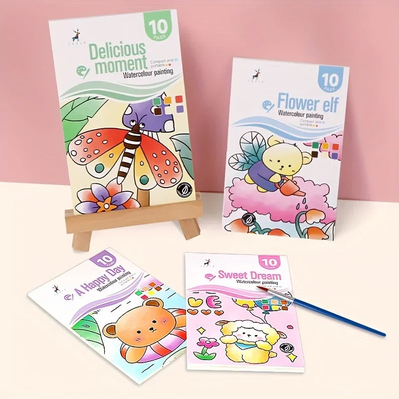Aquarellia – Watercolor Painting Book Set