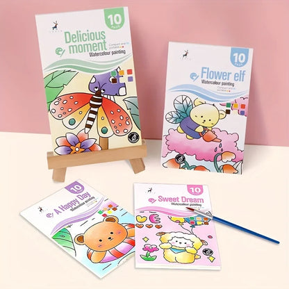 Aquarellia – Watercolor Painting Book Set