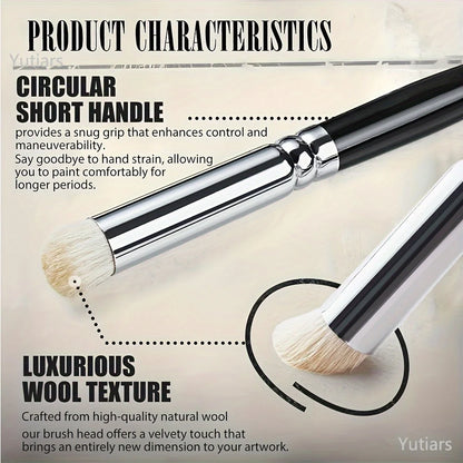 BrushVault – Round Head Dry Brush Set with Portable Bag