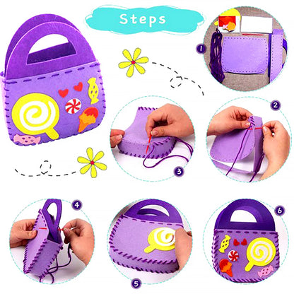 StitchFun – 8-Piece Kids DIY Felt Sewing Kit
