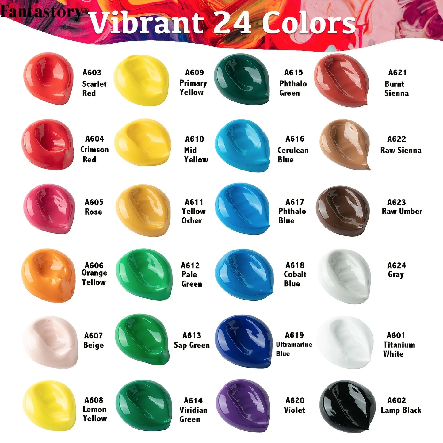 Fantastory – Acrylic Paint and Brush Set
