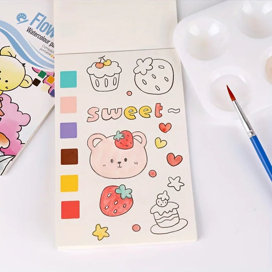 Aquarellia – Watercolor Painting Book Set