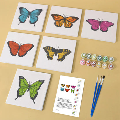 ColorSip – 6 Pack Paint by Numbers Art Kit