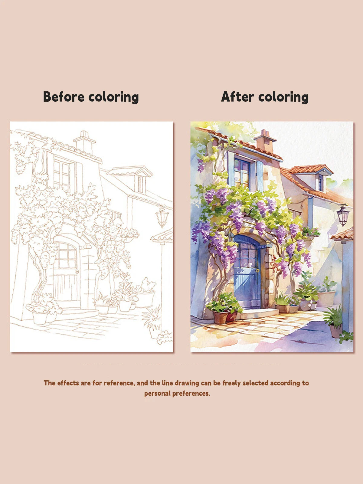 PastelFlow – Kawaii Coloring Book with Watercolors