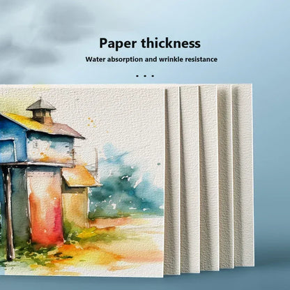 AquaPress – Round Watercolor Paper Pad