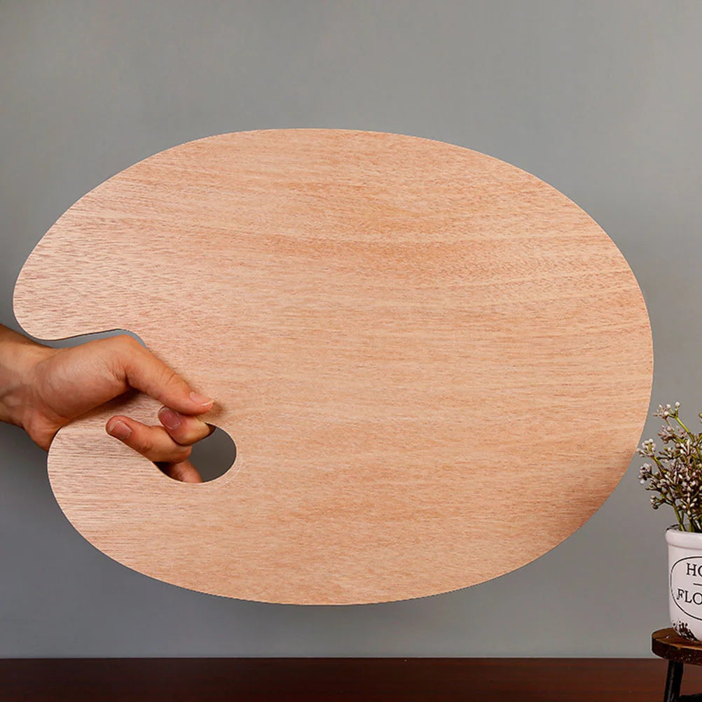 WoodMix – Oval Wooden Painting Palette