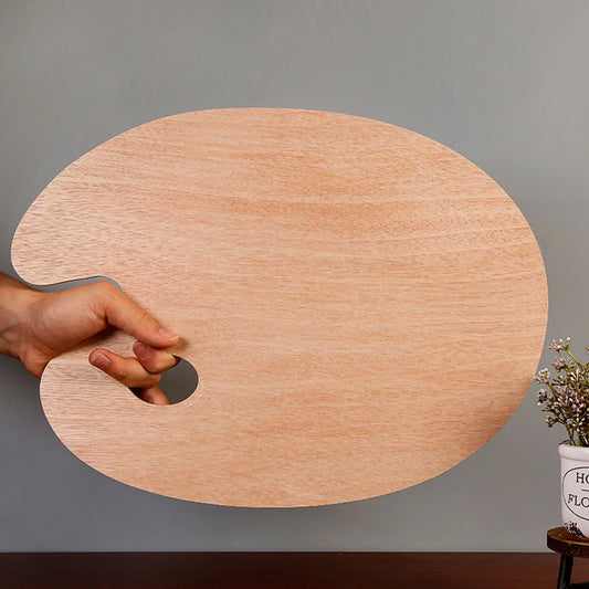 WoodMix – Oval Wooden Painting Palette