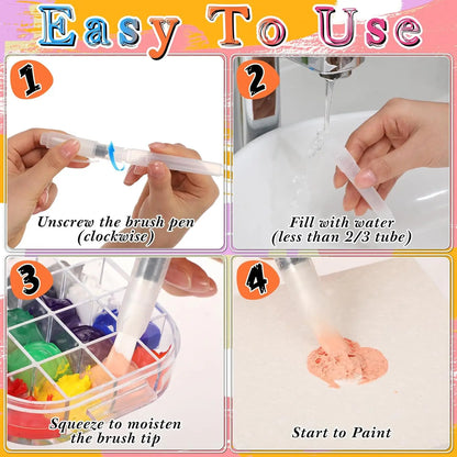 puffySet – 68-Piece 3D Magic Sponge Painting Kit