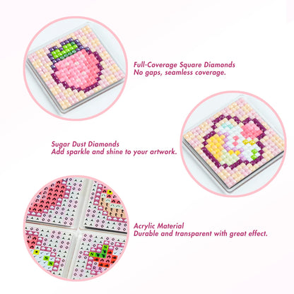 MagnaGem – Diamond Painting Sweet Treats Fridge Magnets (4PCS)