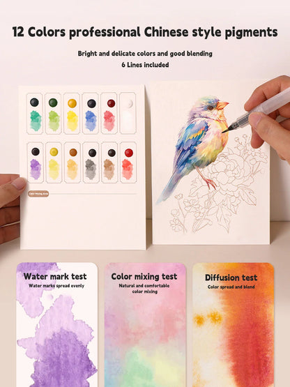 PastelFlow – Kawaii Coloring Book with Watercolors