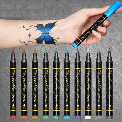 Coloriva – 10PCS Skin &amp; Face Paint Marker Set