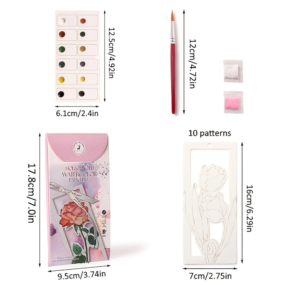 ColorRipple – DIY Watercolor Bookmark Set