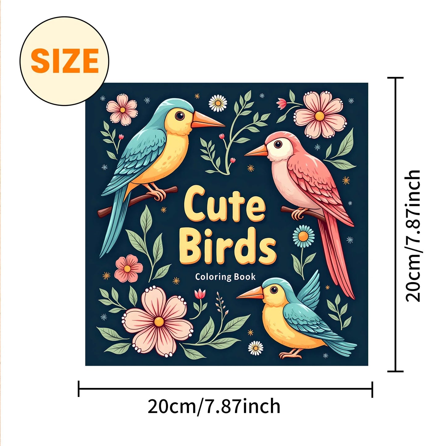 Birdscapeia – Stress Relief Adult Coloring Book