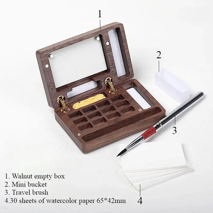 ColorNomad – Portable Solid Wood Paint Box