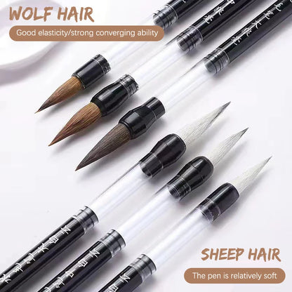 InkFlow – 3-Piece Water Storage Calligraphy Brush Set