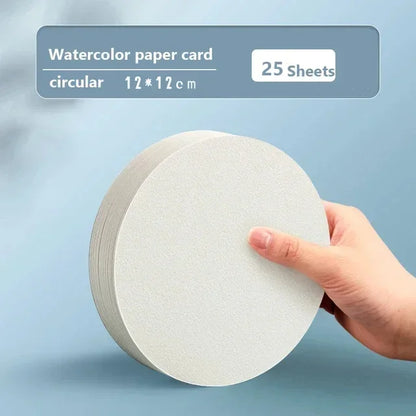 AquaPress – Round Watercolor Paper Pad