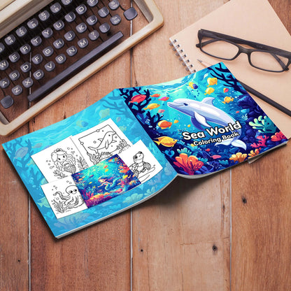 AquaVista – Sea World Coloring Book for Adults & Teens