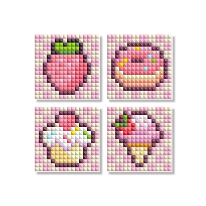 MagnaGem – Diamond Painting Sweet Treats Fridge Magnets (4PCS)