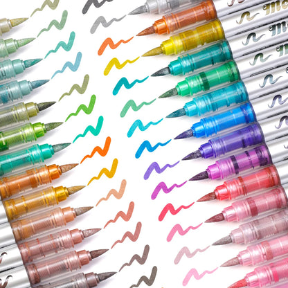 Metaluxe – Metallic Brush Marker Set