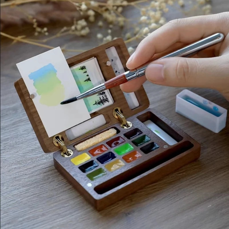 ColorNomad – Portable Solid Wood Paint Box