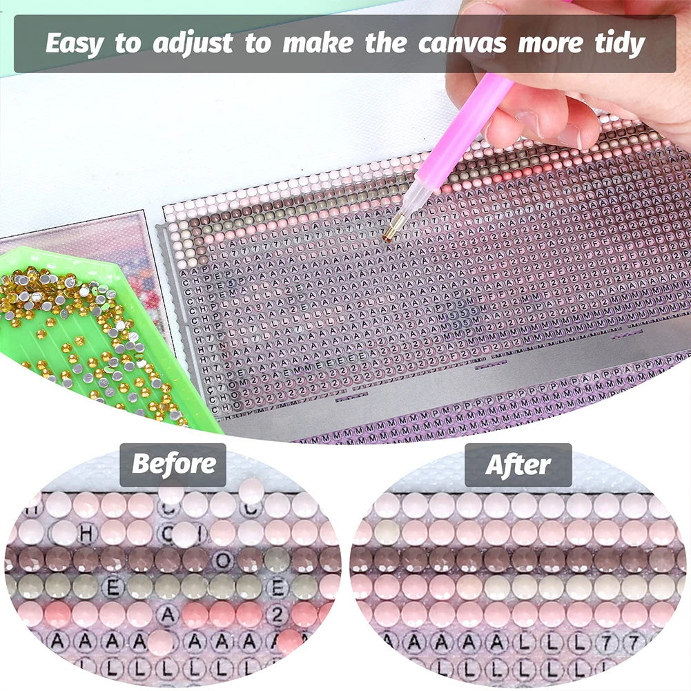 ArtGrid – 5D Diamond Painting Fix Tool & Ruler Set