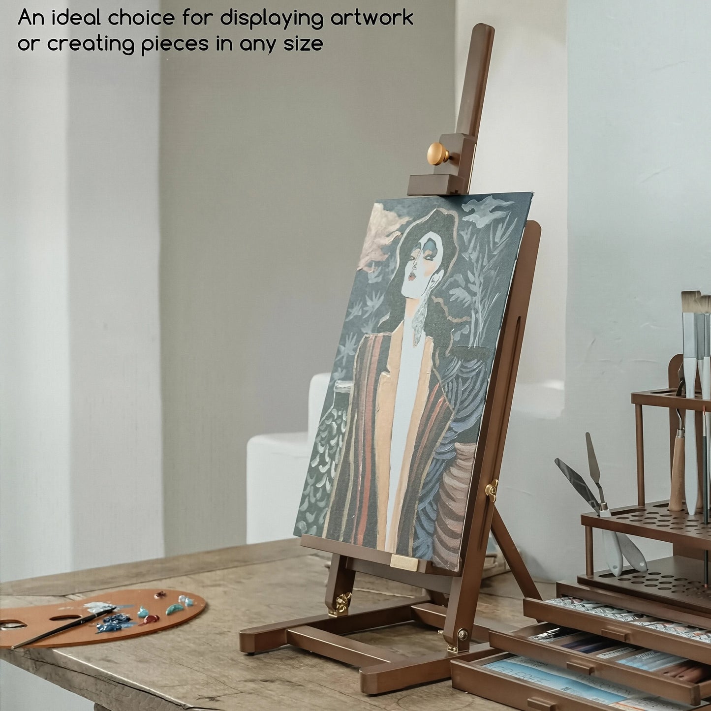 WalnutCraft – Adjustable H-Frame Tabletop Easel