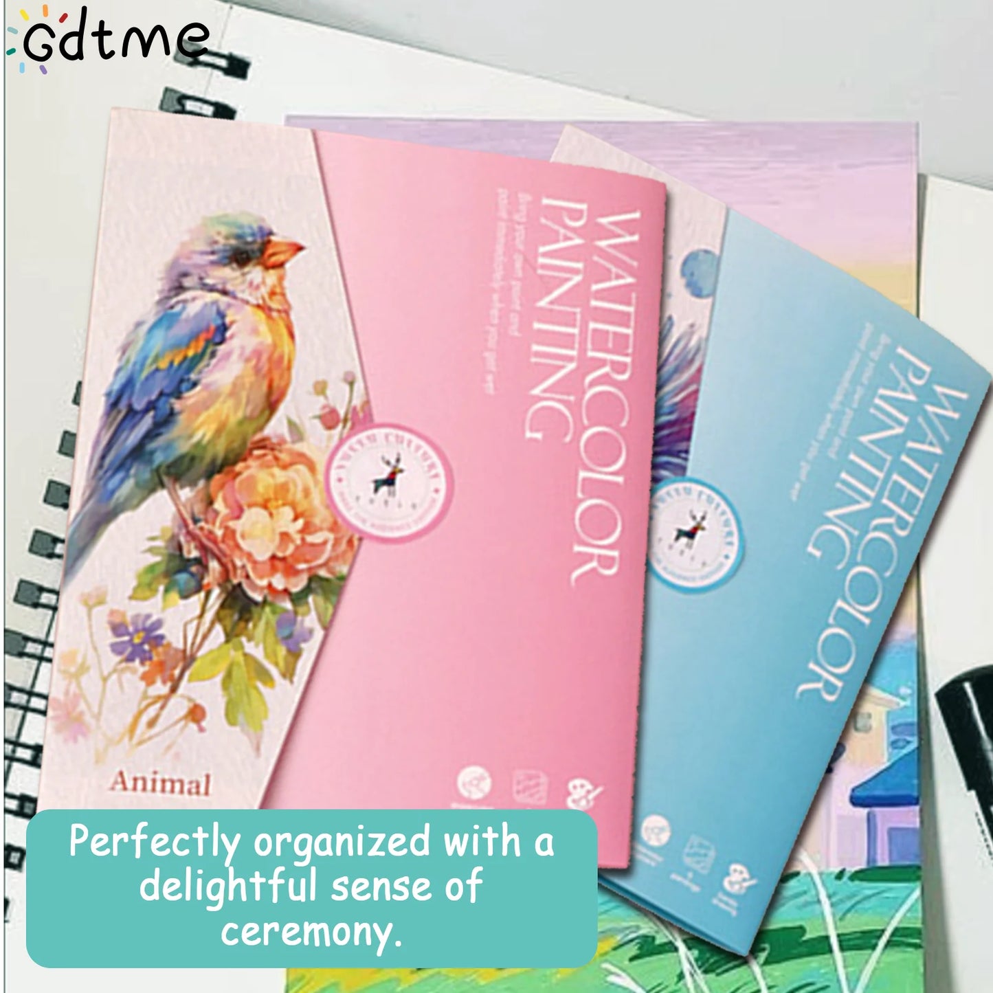 VistaBloom – Watercolor Art & Coloring Set