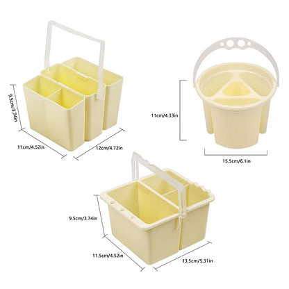 AquaWash – Watercolor Brush Cleaning Bucket
