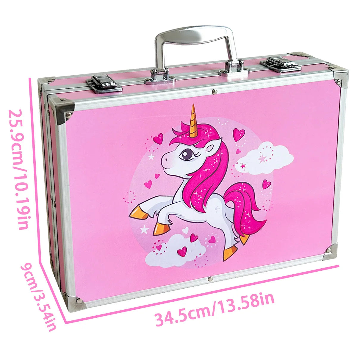 EquiColor – 145-Piece Pink Horse Watercolor Pen Set