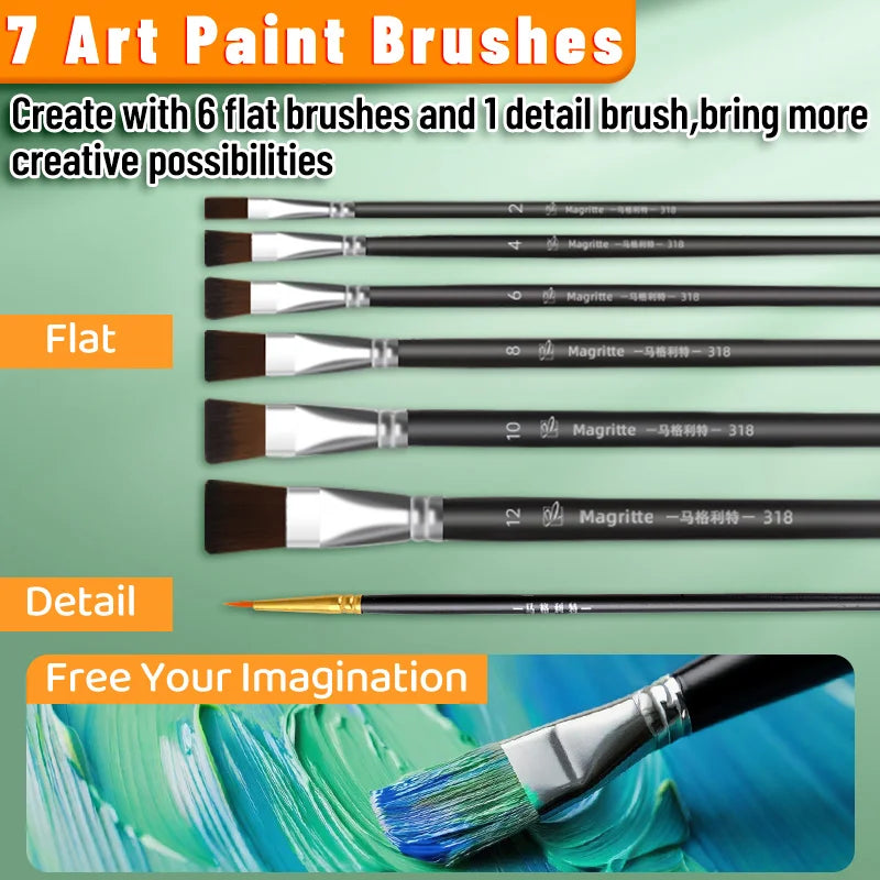 ColorTribe – 26-Piece Acrylic Paint Set with Accessories