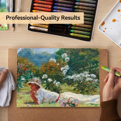 ColorGlide – 24-Color Soft Oil Pastel Set